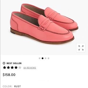 JCrew Ryan Penny Loafer Sz 9 Color Rust